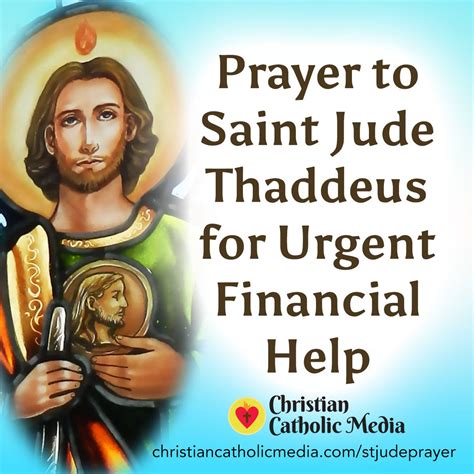Prayer to Saint Jude Thaddeus for Urgent Financial Help.